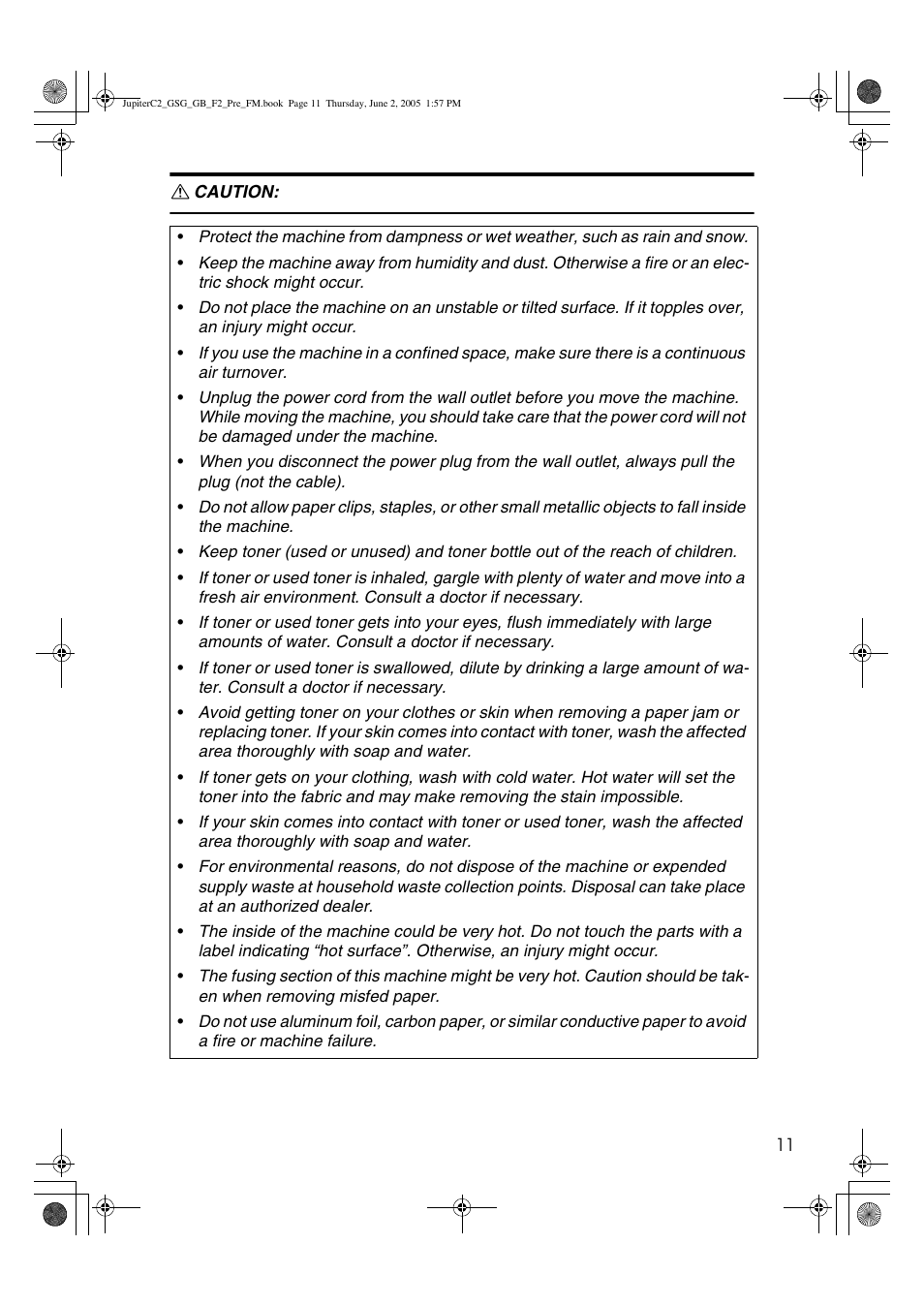 Ricoh Aficio 3235C User Manual | Page 23 / 192
