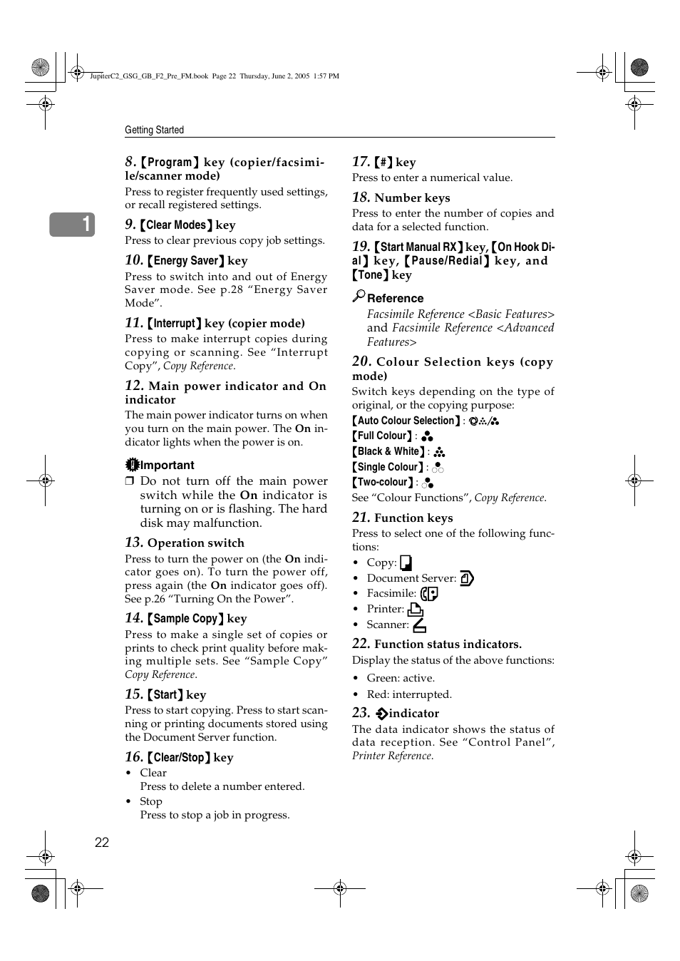 Ricoh Aficio 3235C User Manual | Page 34 / 192