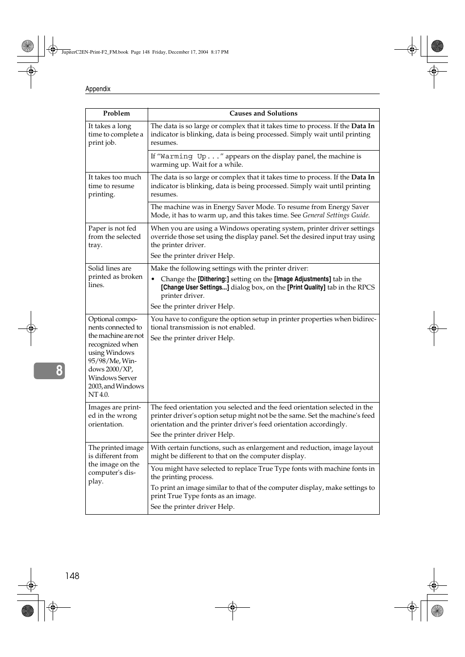 Ricoh Aficio 3235C  EN User Manual | Page 154 / 168