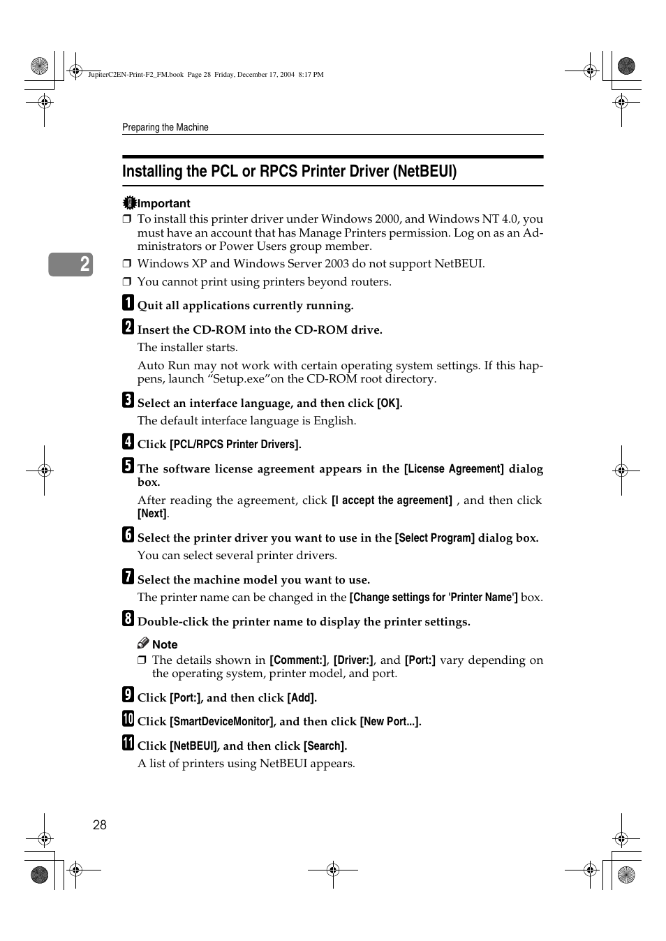 Ricoh Aficio 3235C  EN User Manual | Page 34 / 168