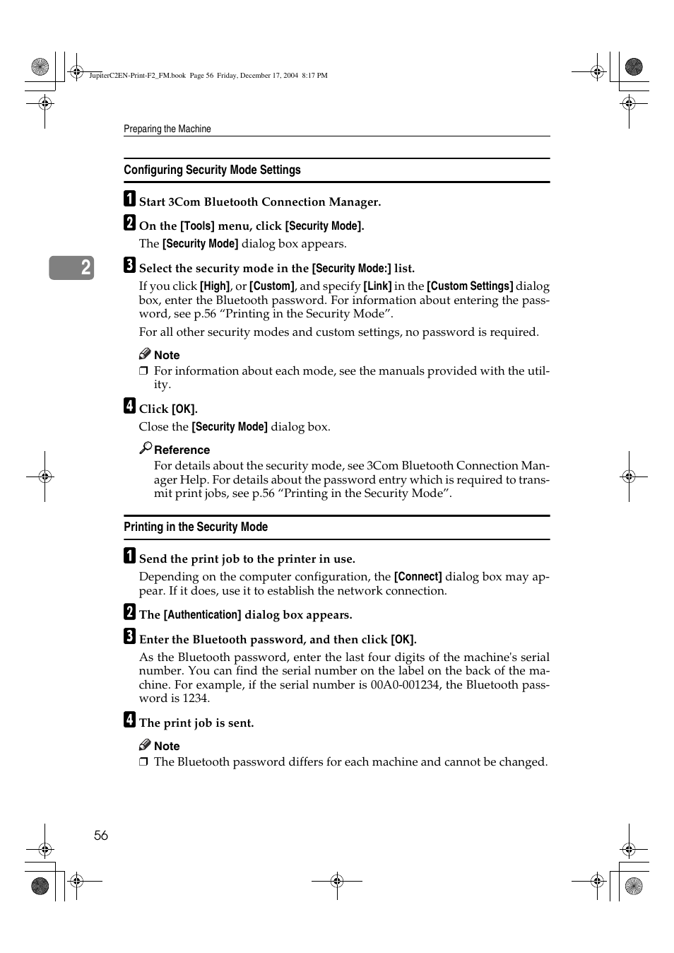 Ricoh Aficio 3235C  EN User Manual | Page 62 / 168