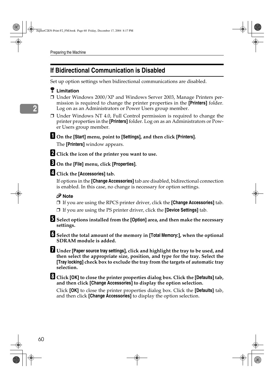 If bidirectional communication is disabled | Ricoh Aficio 3235C  EN User Manual | Page 66 / 168