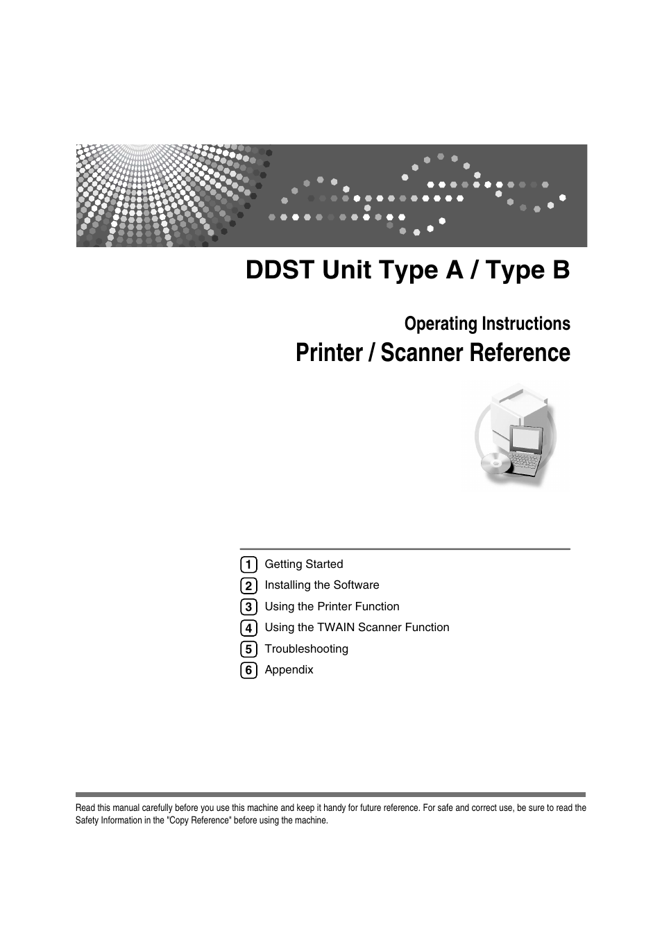 Ricoh DDST A User Manual | 56 pages