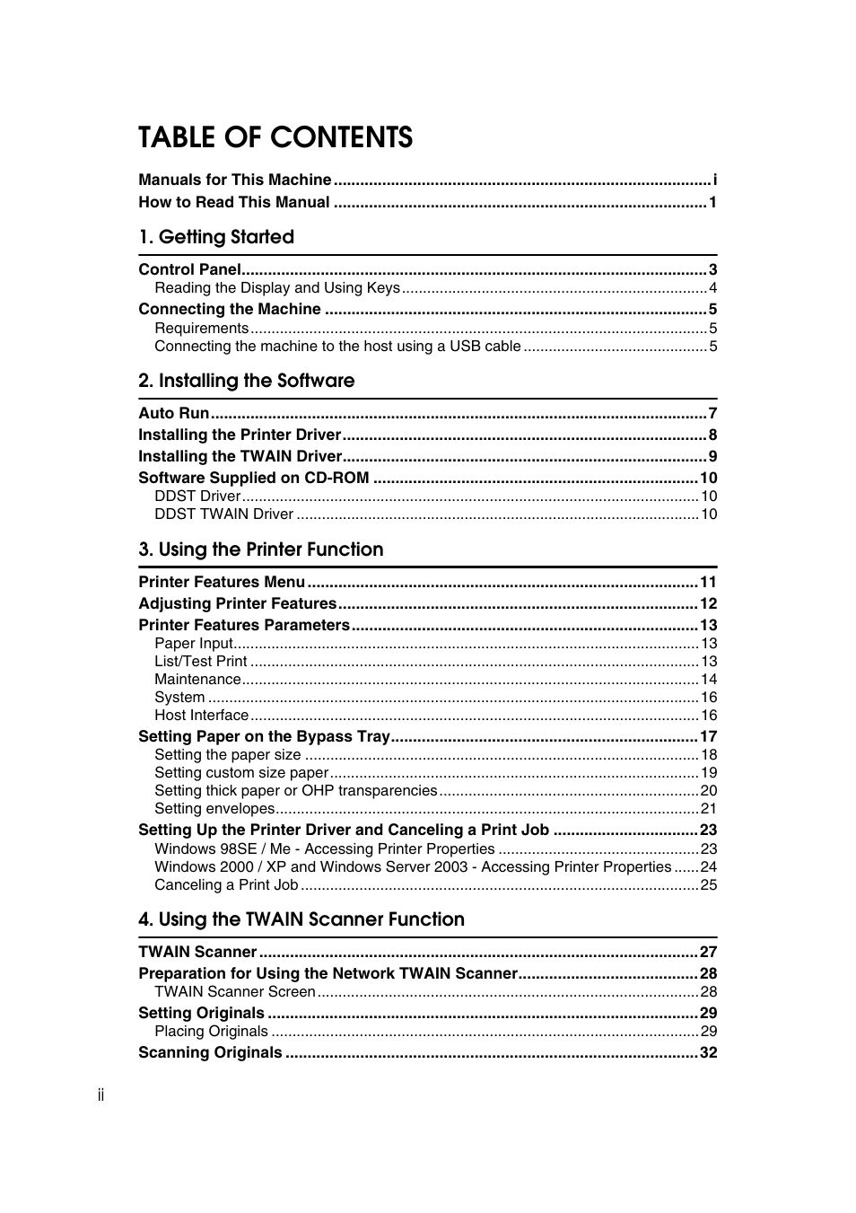 Ricoh DDST A User Manual | Page 4 / 56