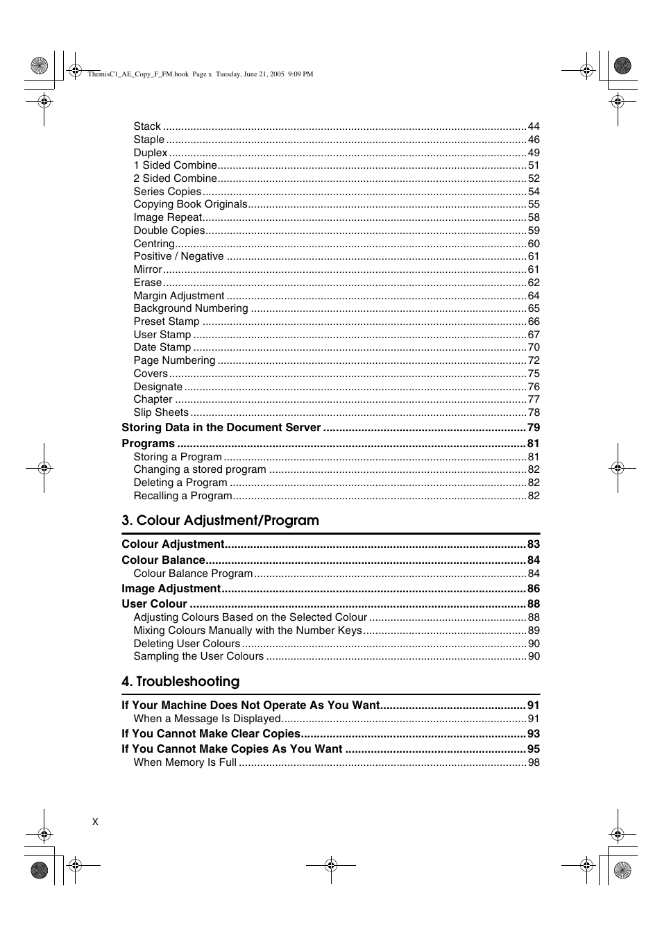 Ricoh Aficio 3232C User Manual | Page 12 / 156