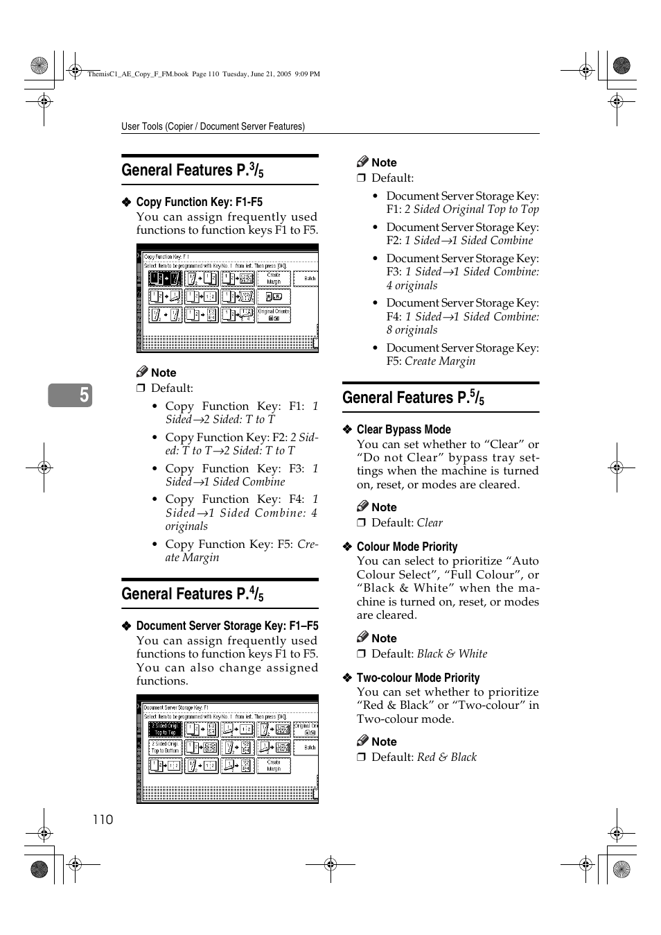 General features p | Ricoh Aficio 3232C User Manual | Page 124 / 156