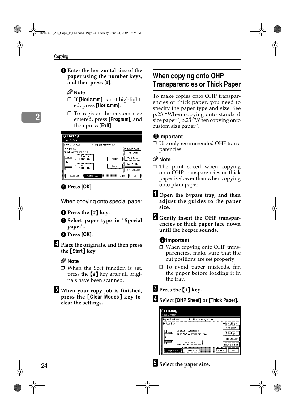 Ricoh Aficio 3232C User Manual | Page 38 / 156