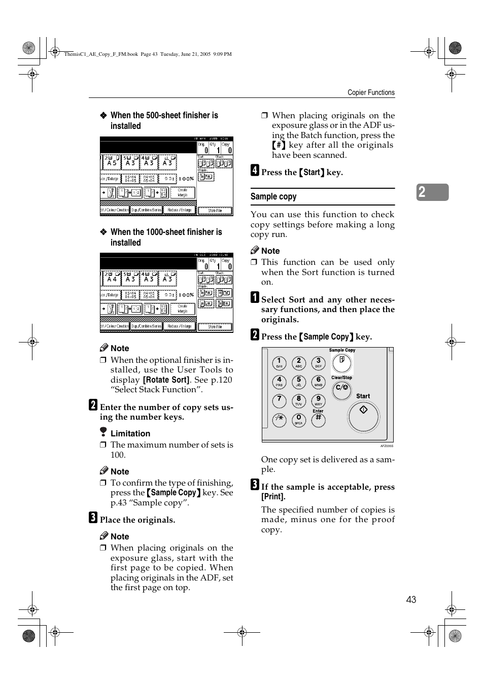 Ricoh Aficio 3232C User Manual | Page 57 / 156