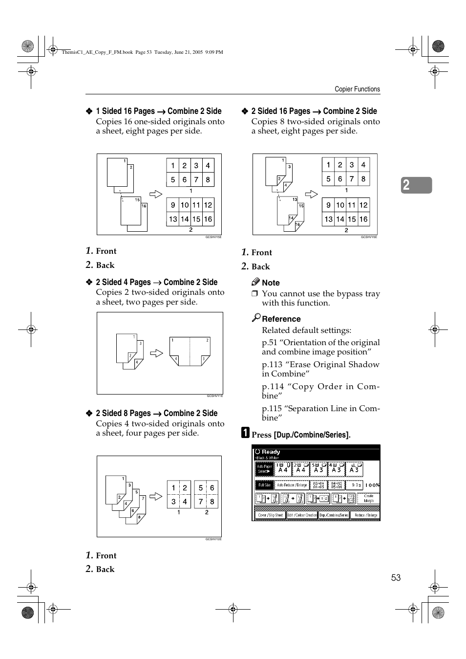 Ricoh Aficio 3232C User Manual | Page 67 / 156