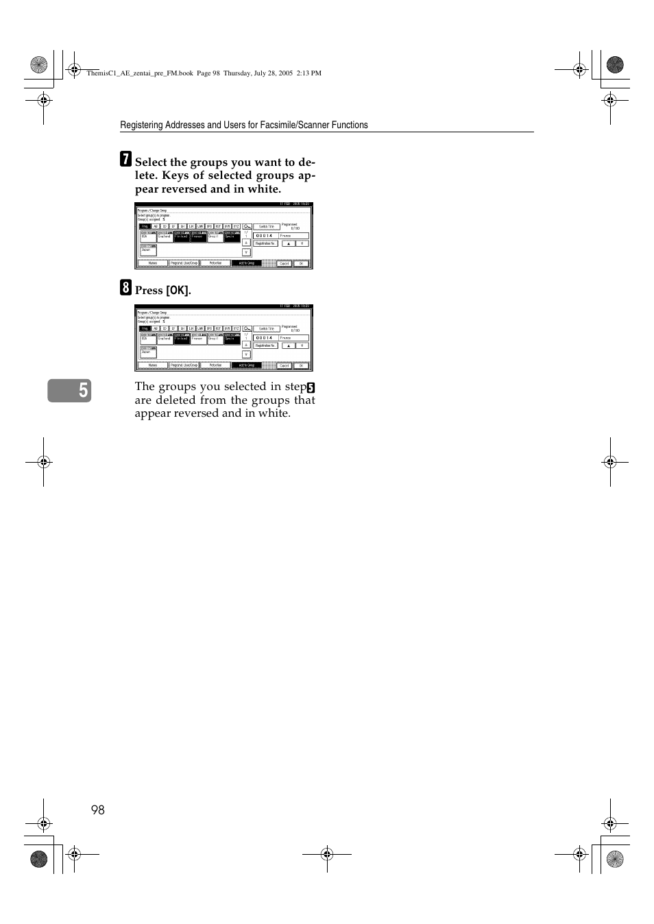 Ricoh Aficio LD132c User Manual | Page 110 / 188