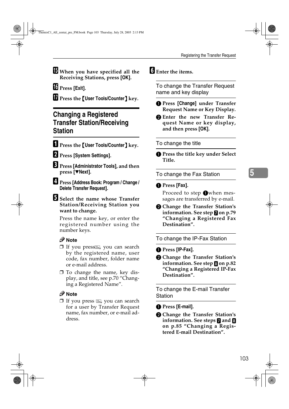 Ricoh Aficio LD132c User Manual | Page 115 / 188