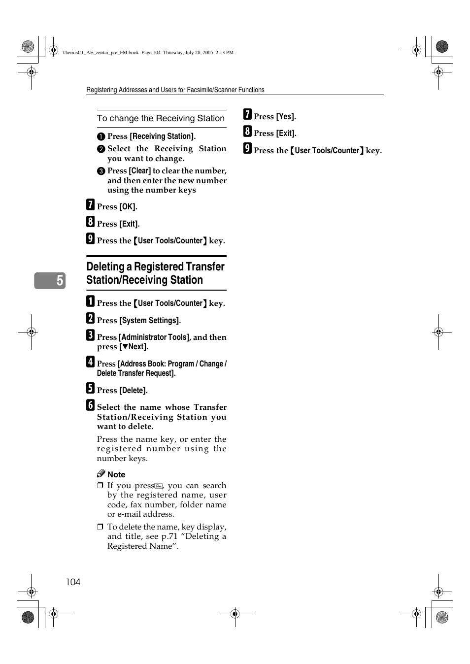 Ricoh Aficio LD132c User Manual | Page 116 / 188