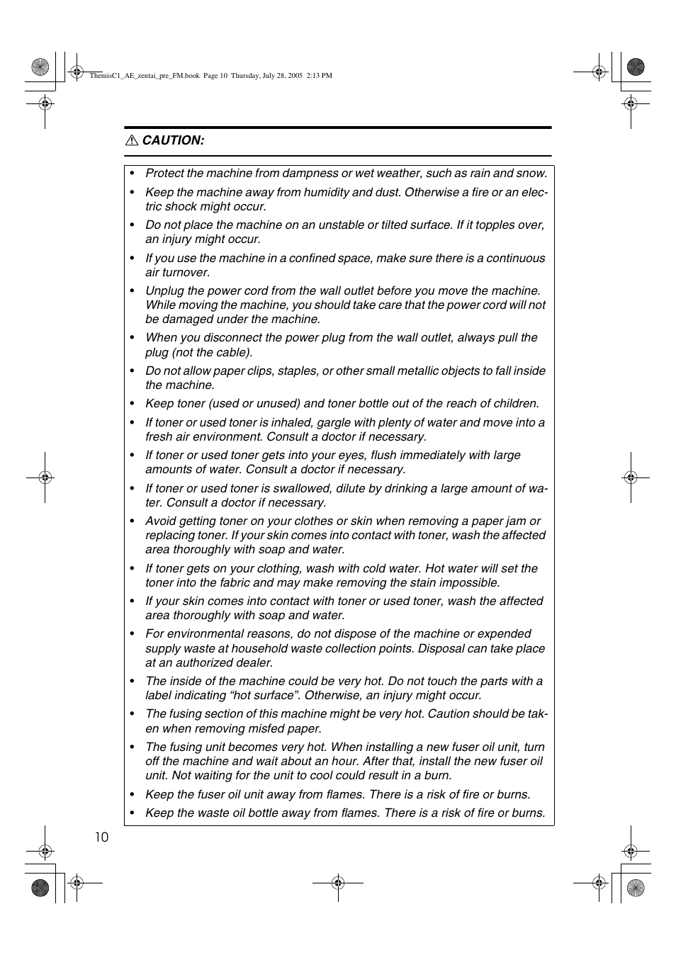 Ricoh Aficio LD132c User Manual | Page 22 / 188