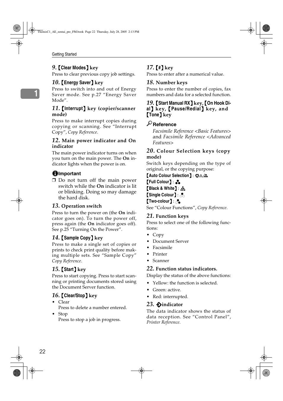 Ricoh Aficio LD132c User Manual | Page 34 / 188