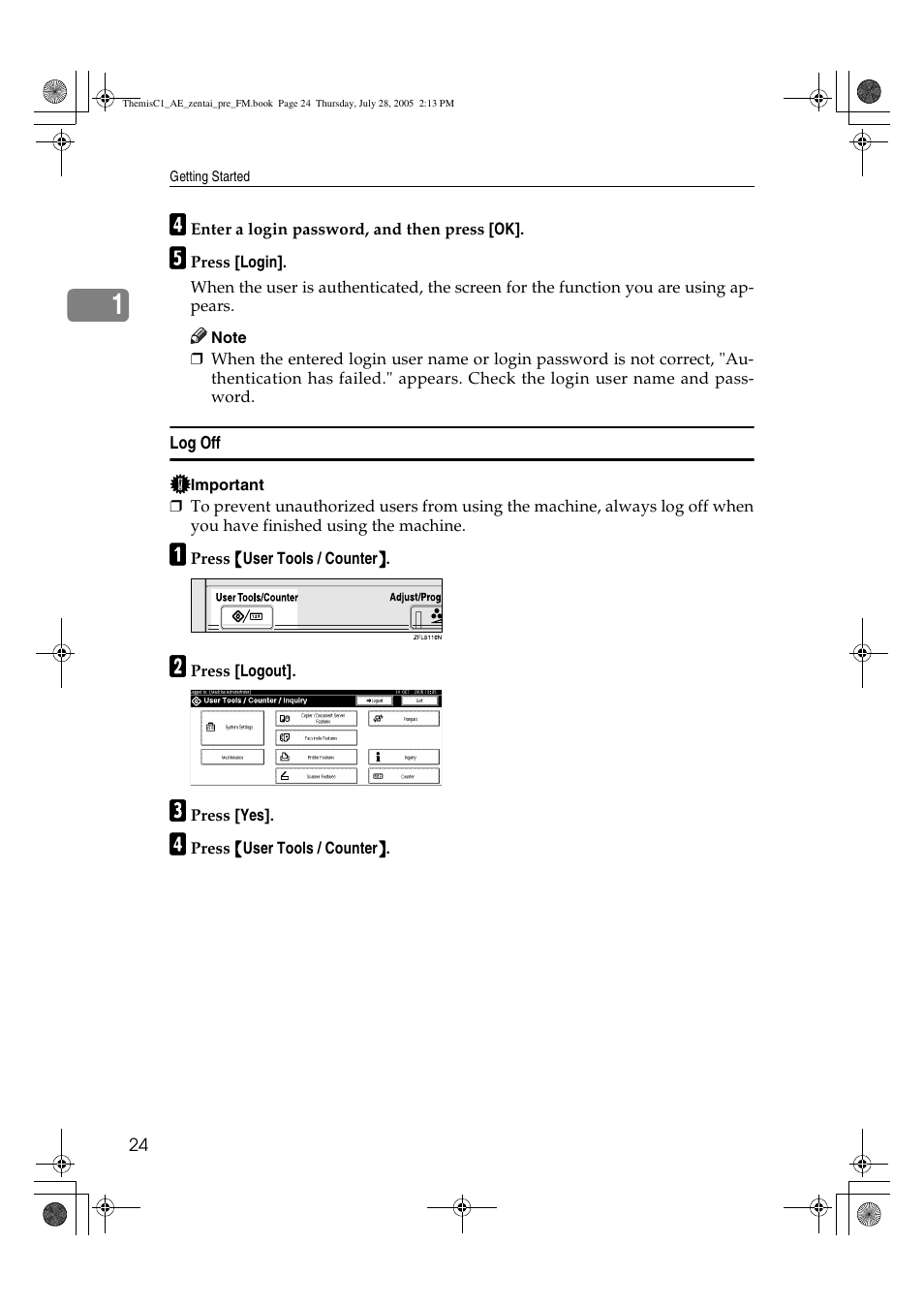 Ricoh Aficio LD132c User Manual | Page 36 / 188