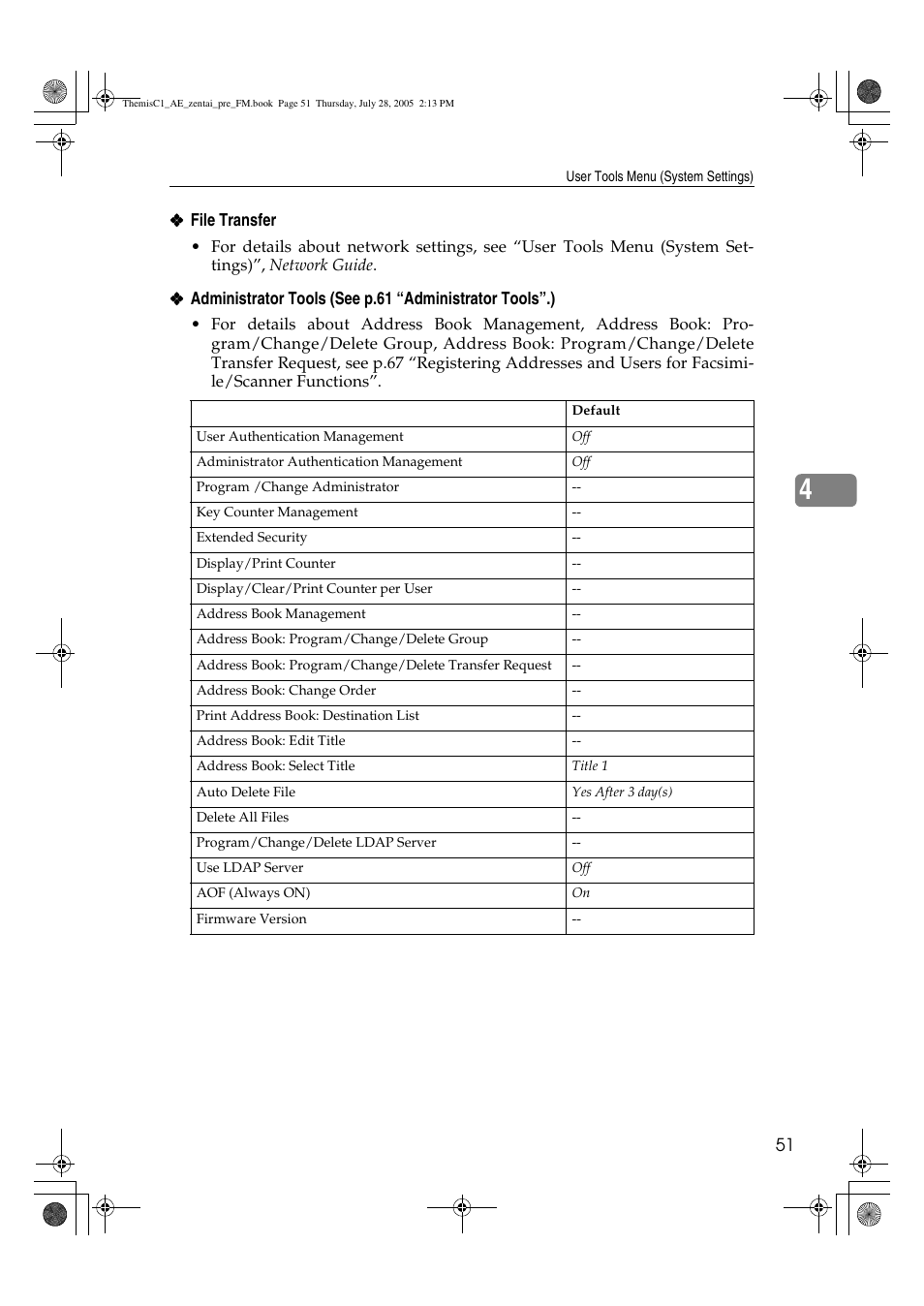 Ricoh Aficio LD132c User Manual | Page 63 / 188