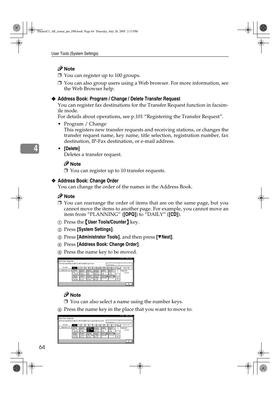 Ricoh Aficio LD132c User Manual | Page 76 / 188