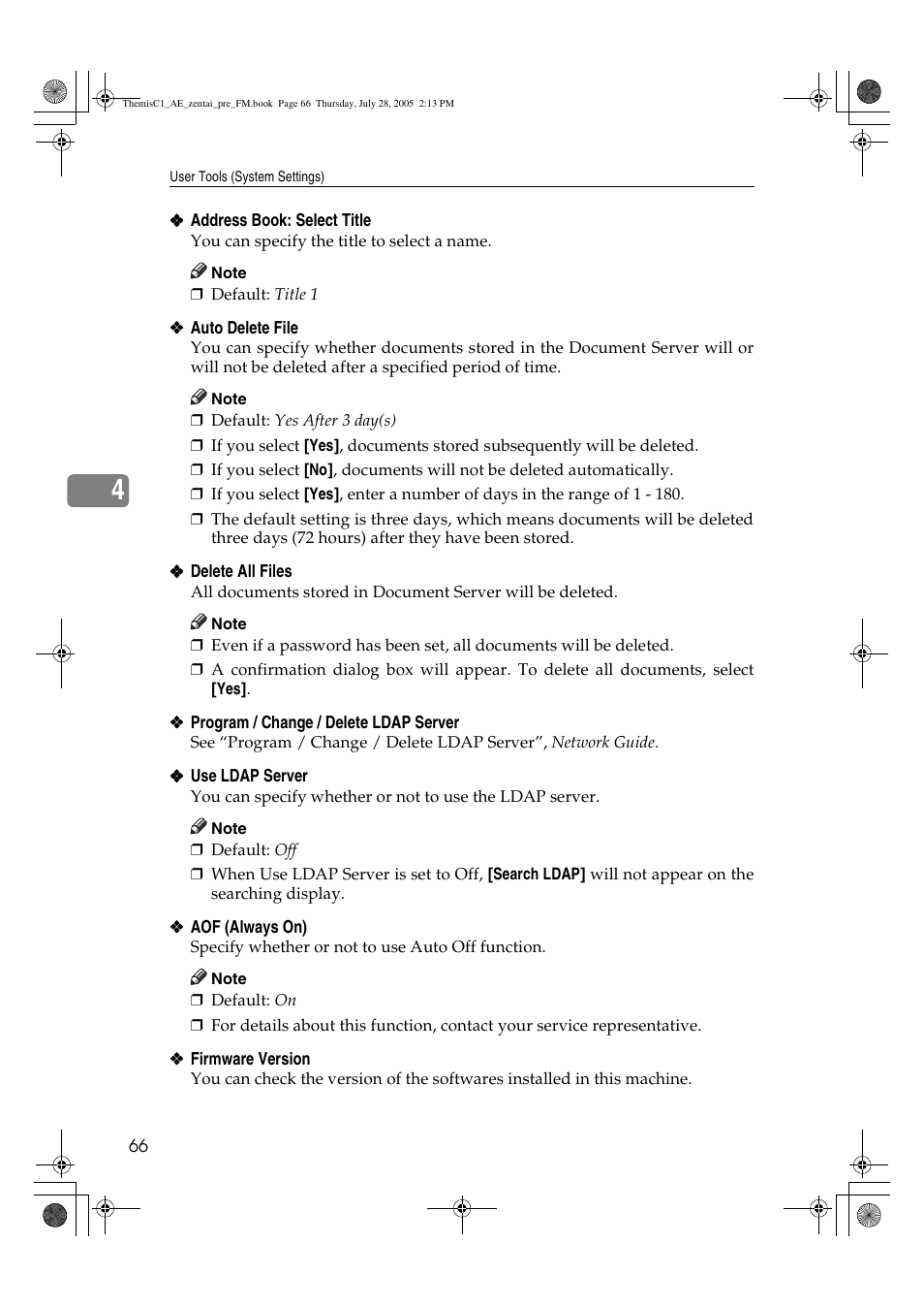 Ricoh Aficio LD132c User Manual | Page 78 / 188