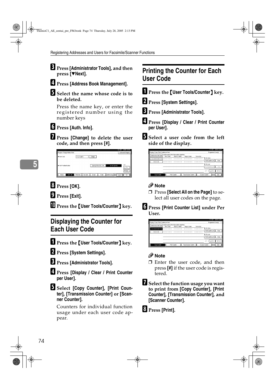Ricoh Aficio LD132c User Manual | Page 86 / 188