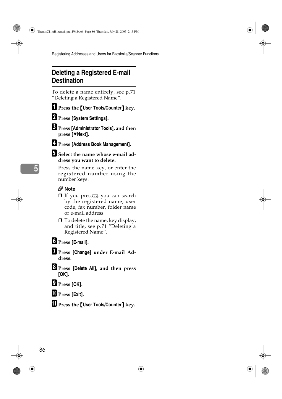 Ricoh Aficio LD132c User Manual | Page 98 / 188