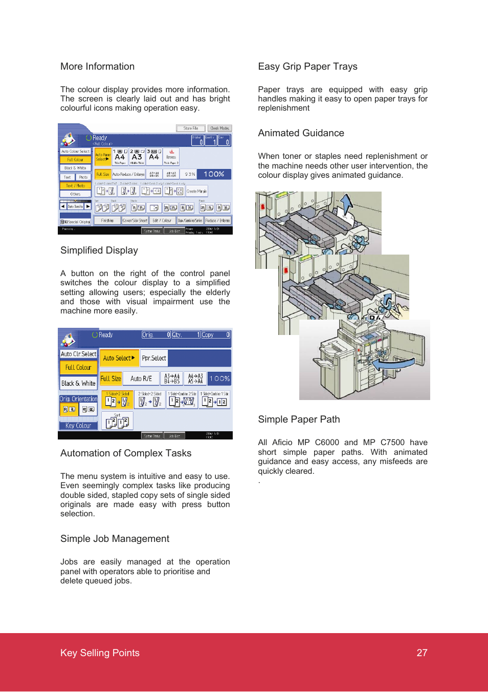 Ricoh MP C7500 User Manual | Page 27 / 72