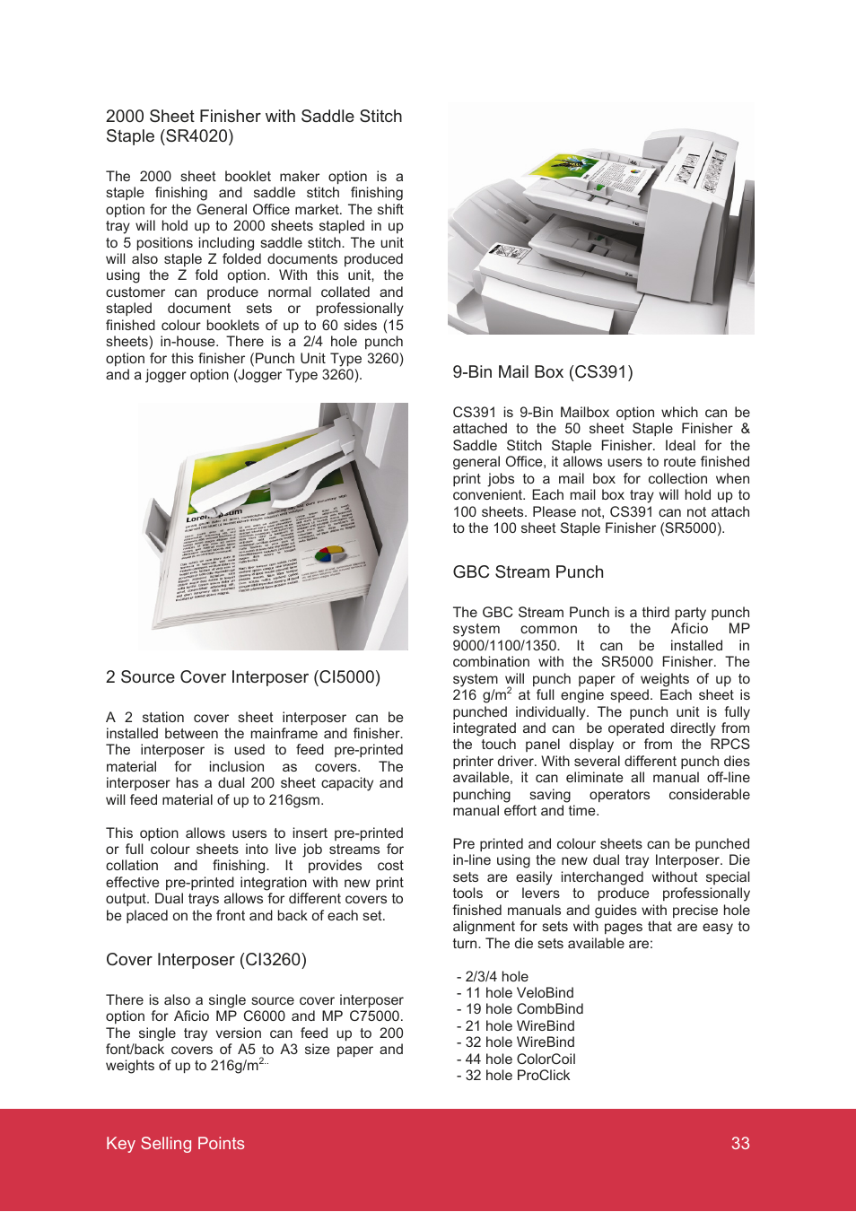 Ricoh MP C7500 User Manual | Page 33 / 72