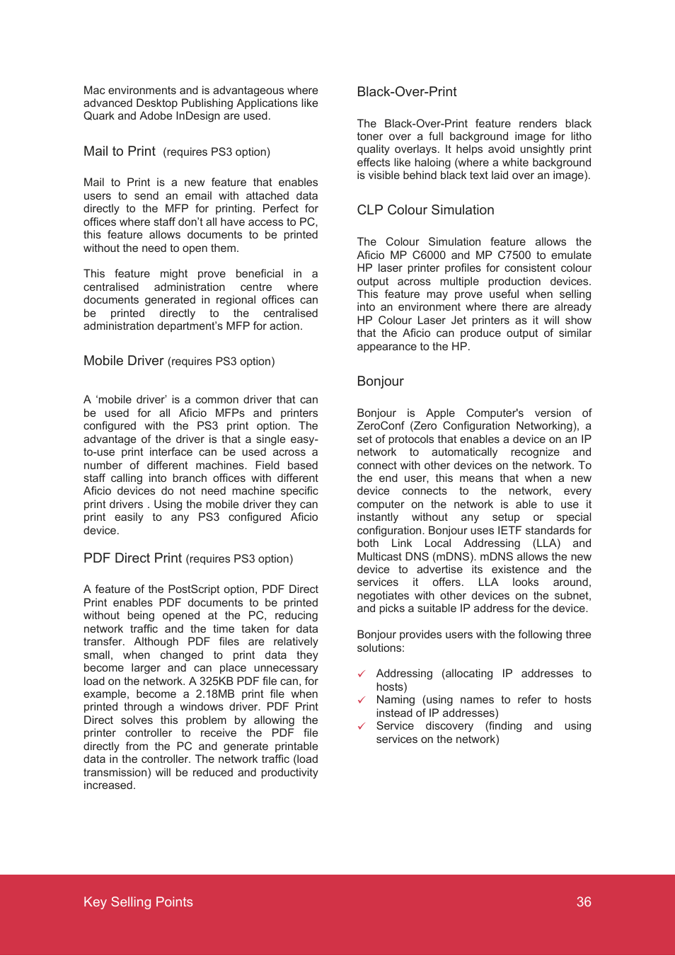 Ricoh MP C7500 User Manual | Page 36 / 72