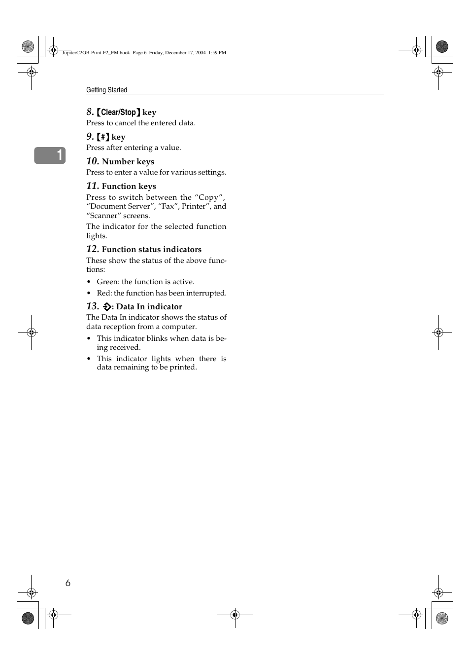 Ricoh Aficio 3228C User Manual | Page 12 / 168