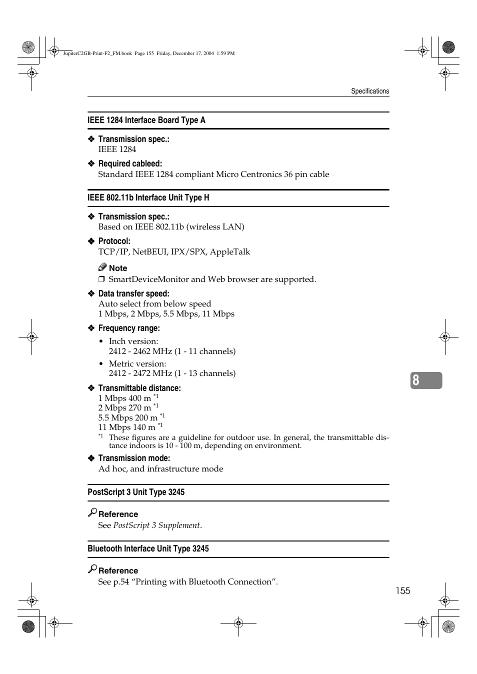 Ricoh Aficio 3228C User Manual | Page 161 / 168
