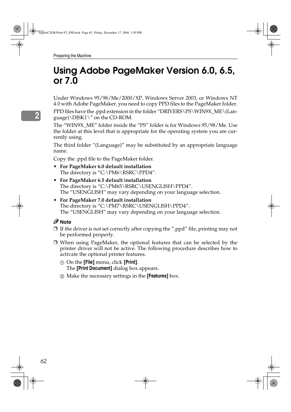 Ricoh Aficio 3228C User Manual | Page 68 / 168