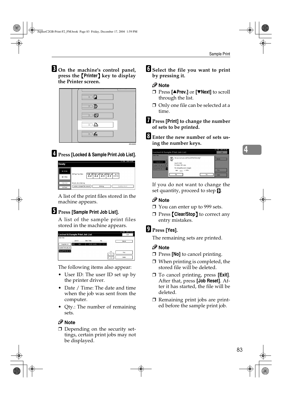 Ricoh Aficio 3228C User Manual | Page 89 / 168