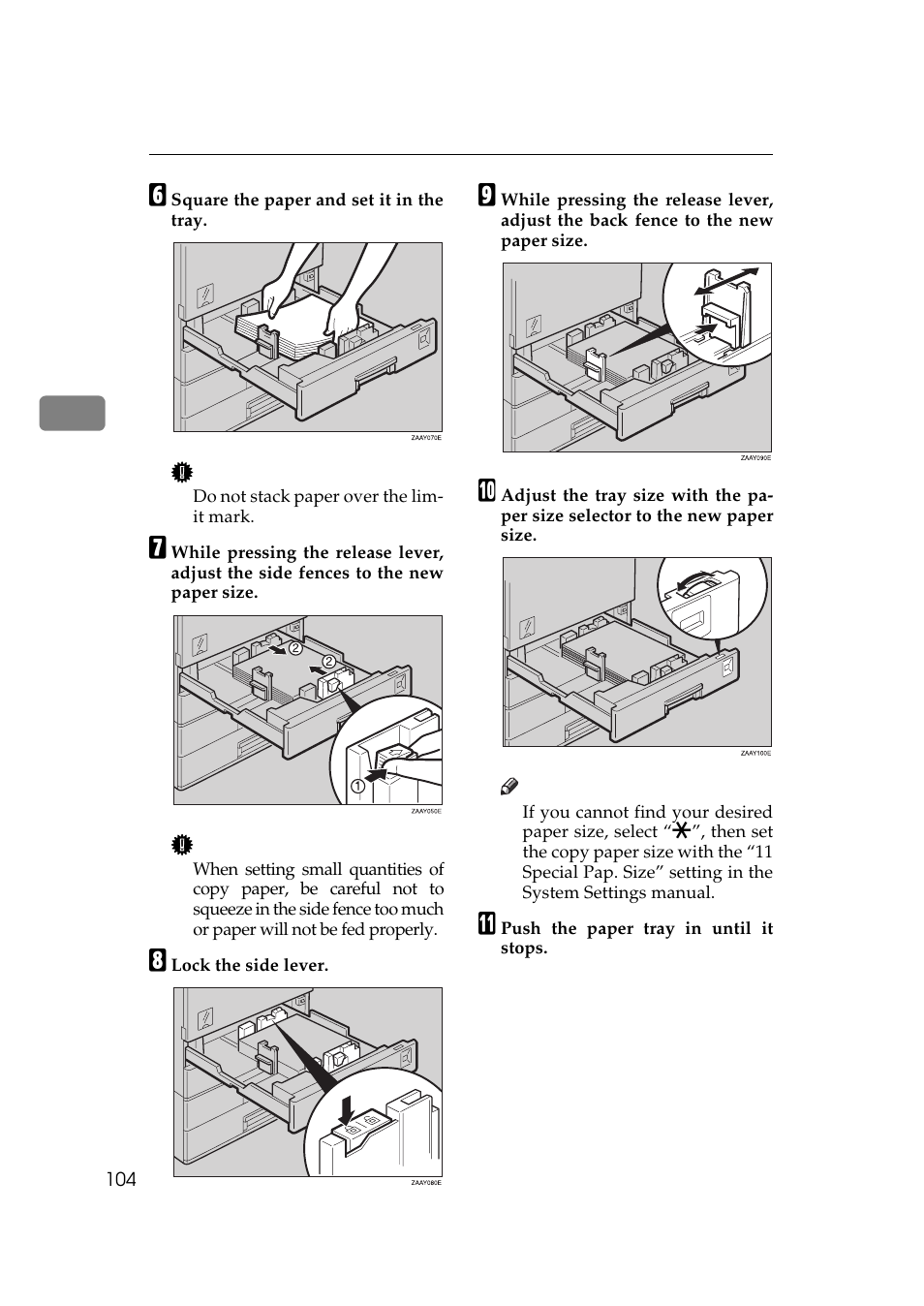 Ricoh 270 User Manual | Page 116 / 160