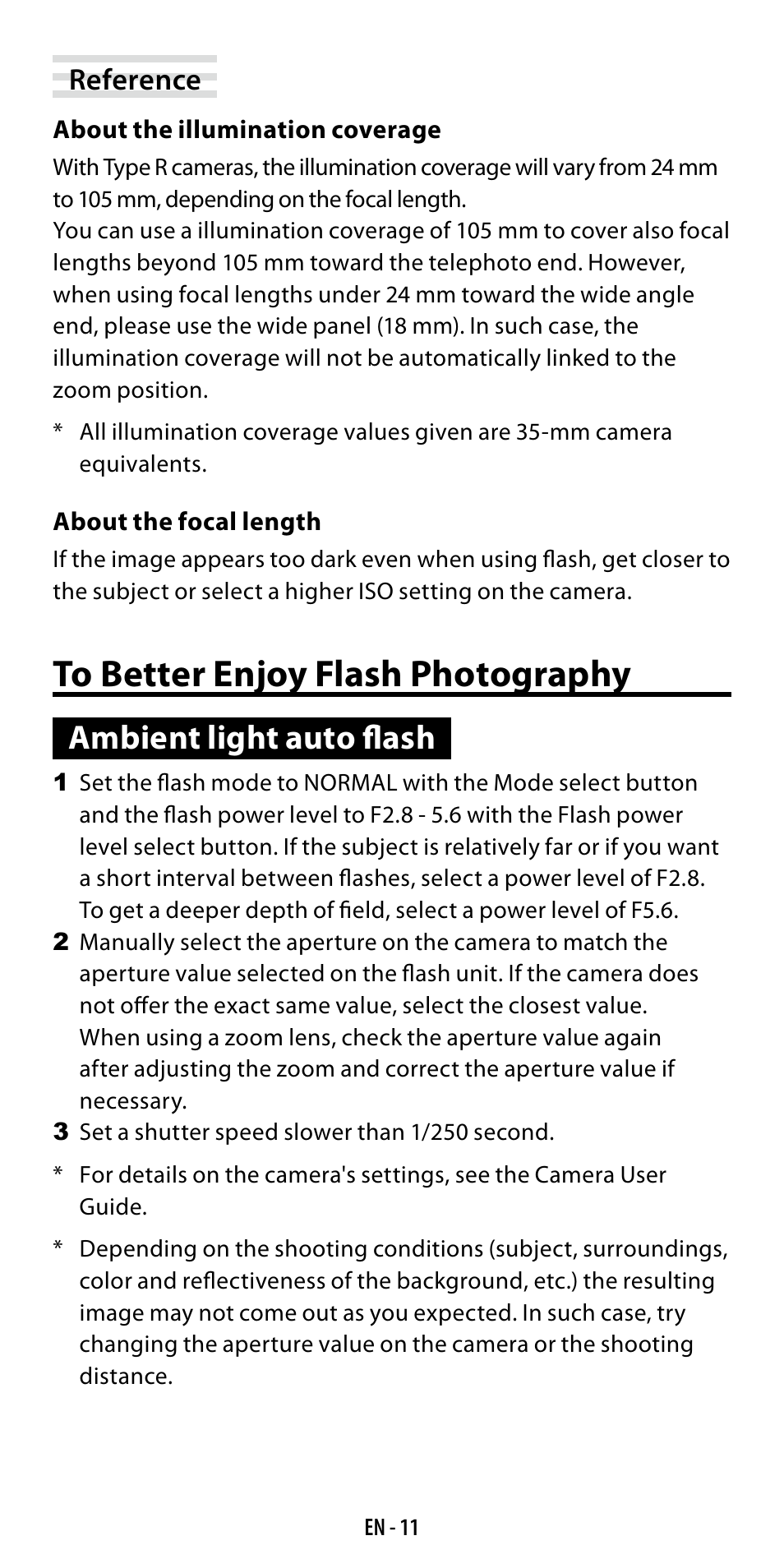 Ambient light auto flash | Ricoh GF-1 User Manual | Page 12 / 116