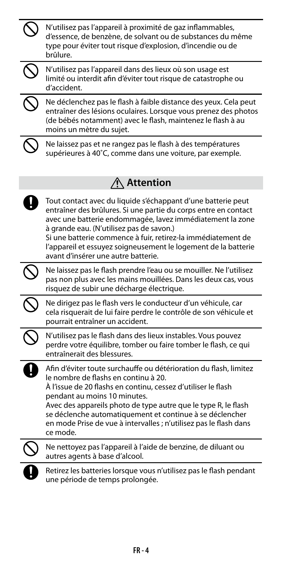 Attention | Ricoh GF-1 User Manual | Page 43 / 116