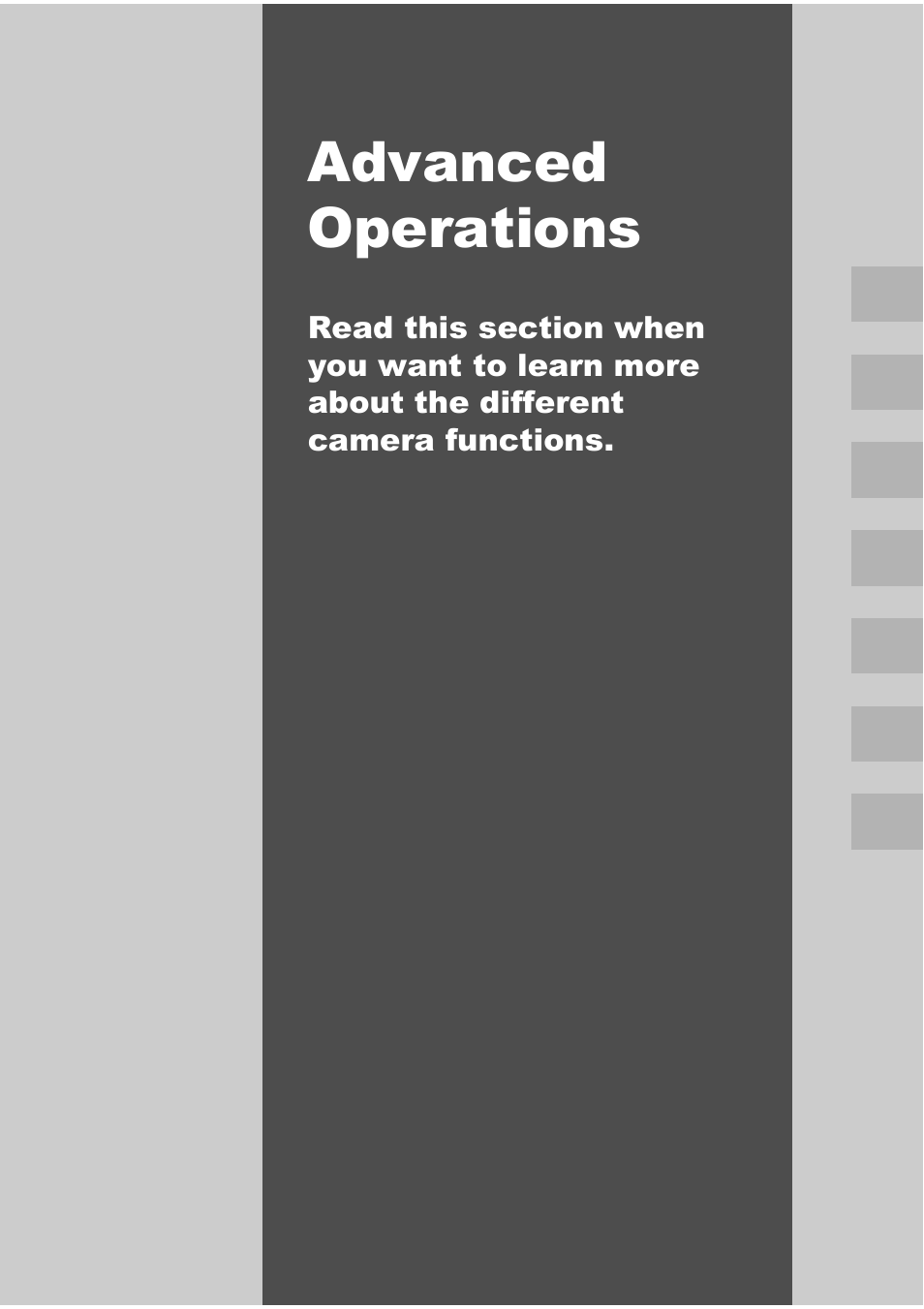 Advanced operations | Ricoh GX100 VF User Manual | Page 65 / 218