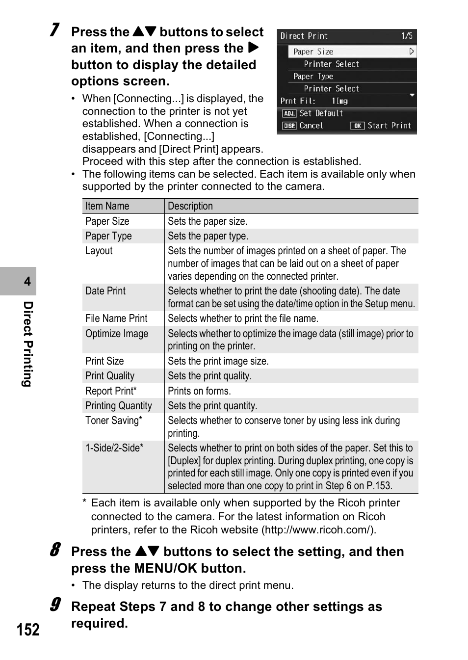 Ricoh GR Digital II User Manual | Page 154 / 242