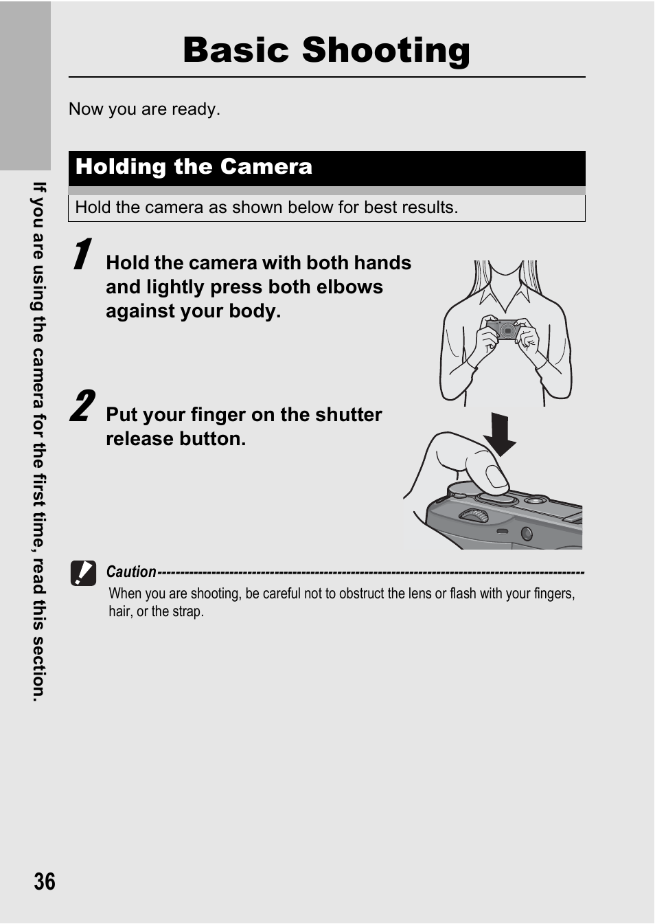 Basic shooting | Ricoh GR Digital II User Manual | Page 38 / 242