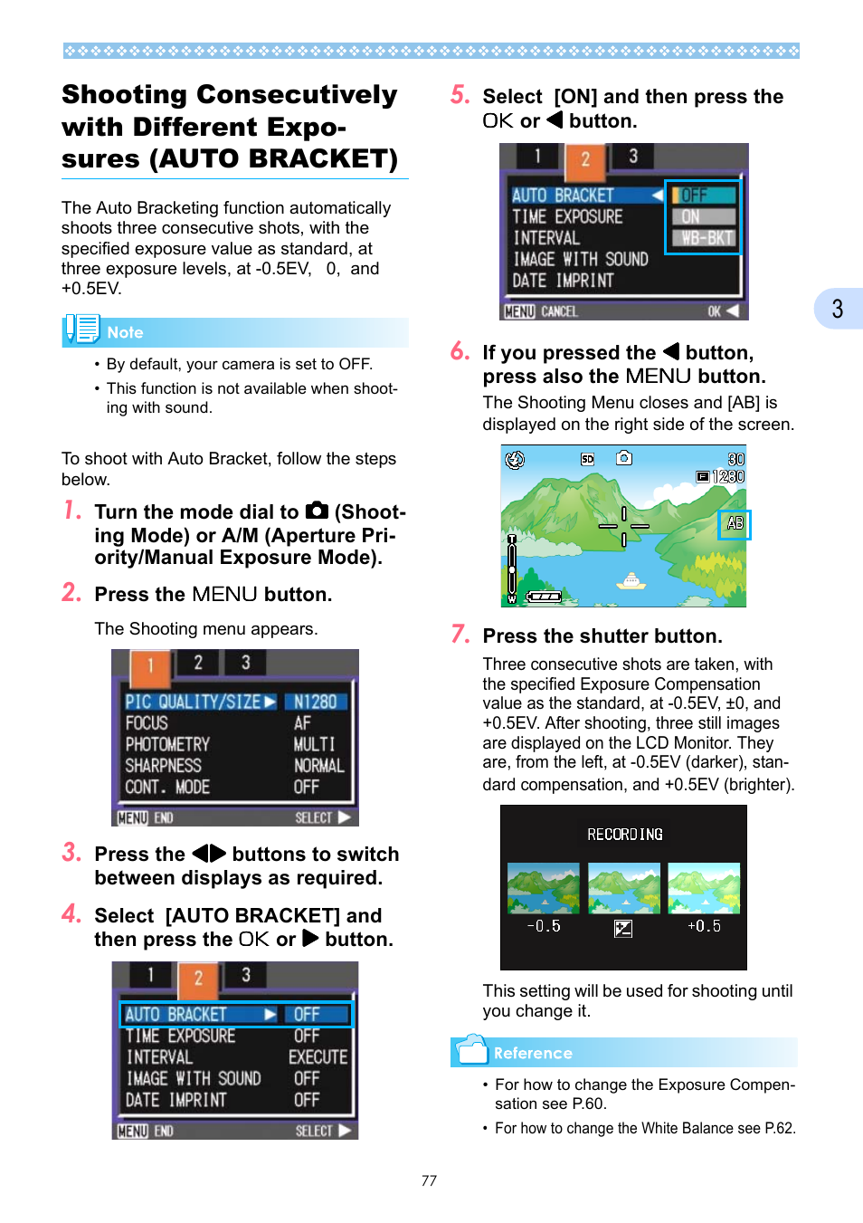 P.77, P.77, p, P.77) | Ricoh Caplio GX User Manual | Page 77 / 194