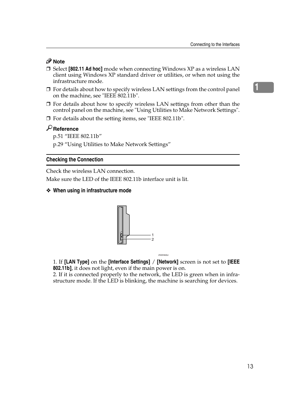 Checking the connection | Ricoh Aficio MP 161SPF User Manual | Page 21 / 304