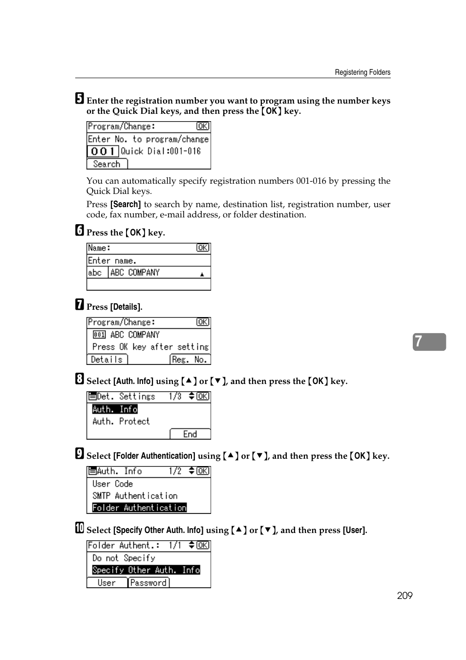 Ricoh Aficio MP 161SPF User Manual | Page 217 / 304