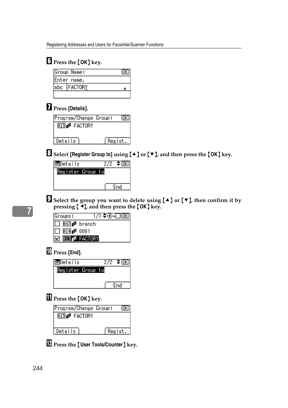Ricoh Aficio MP 161SPF User Manual | Page 252 / 304