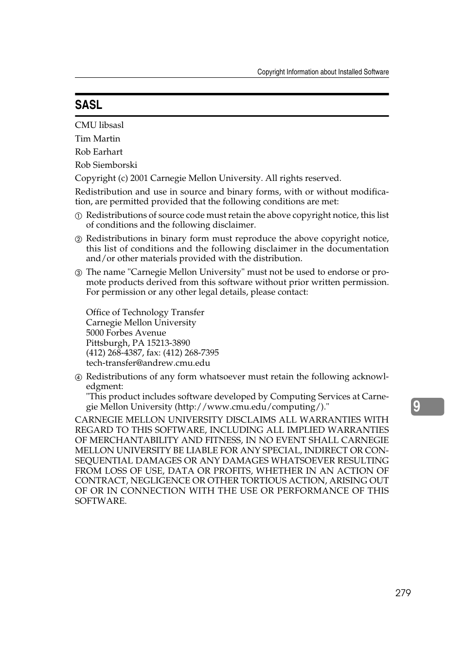 Sasl | Ricoh Aficio MP 161SPF User Manual | Page 287 / 304