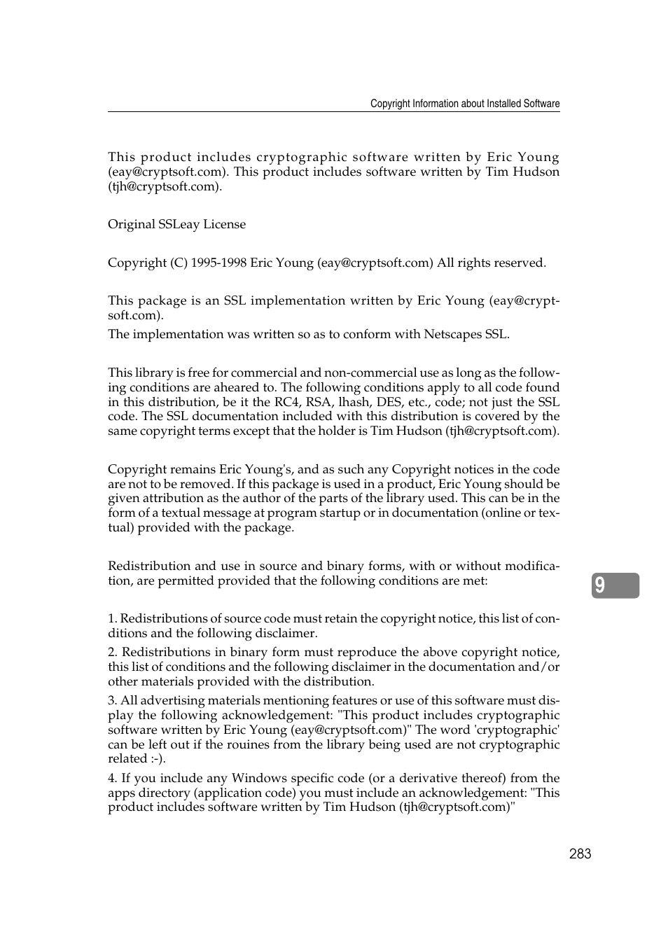 Ricoh Aficio MP 161SPF User Manual | Page 291 / 304