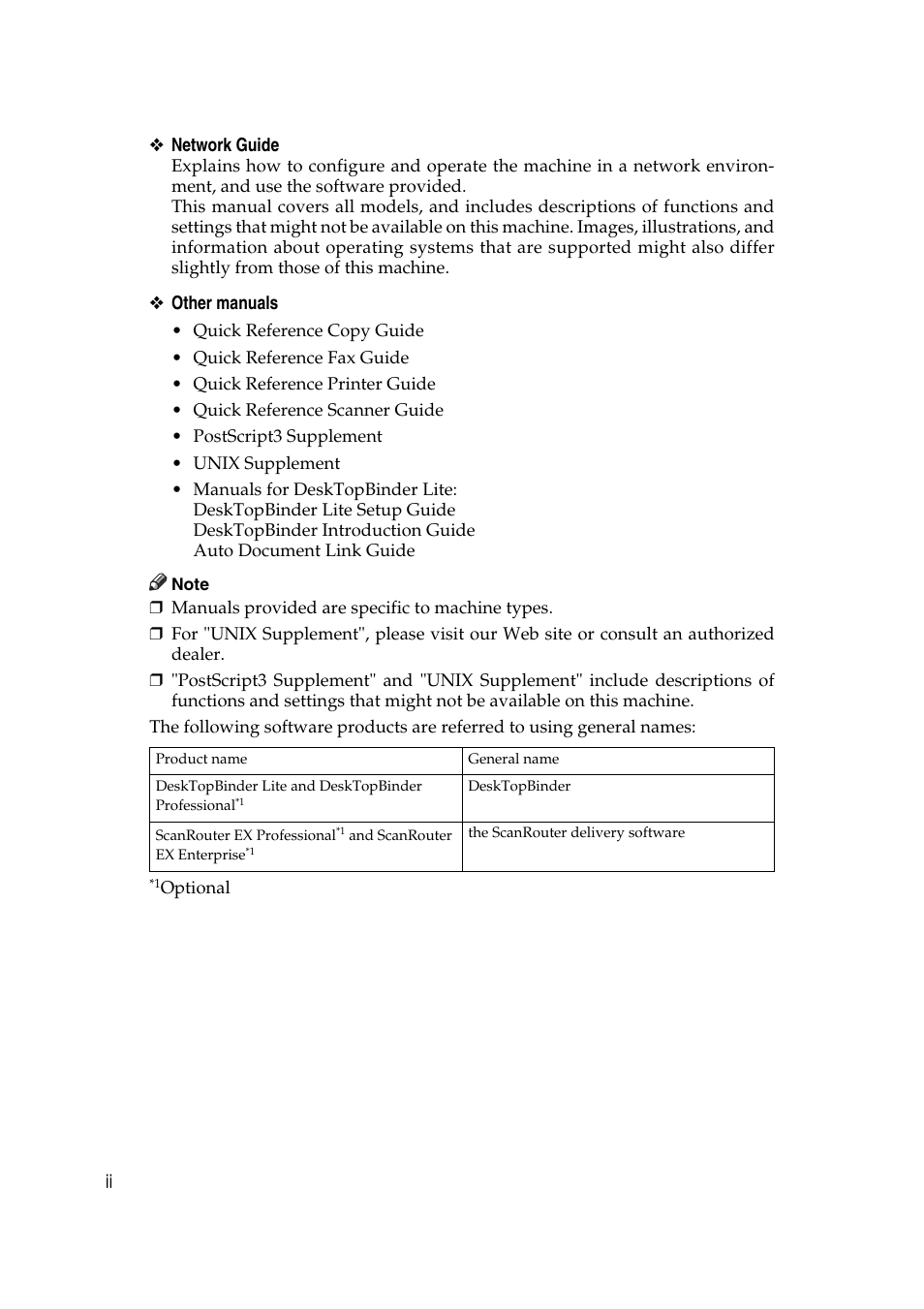Ricoh Aficio MP 161SPF User Manual | Page 4 / 304