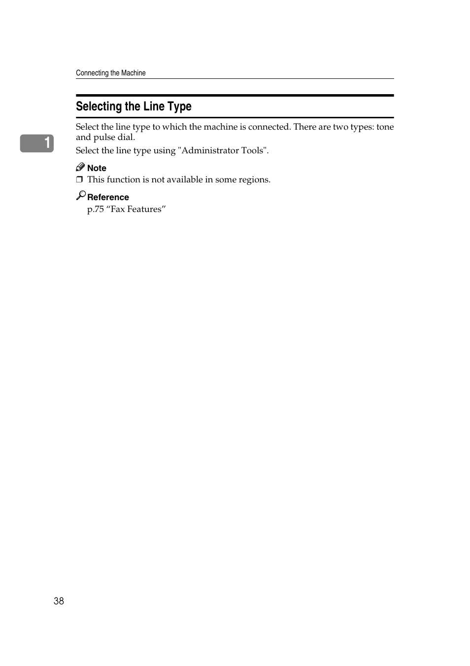 Selecting the line type | Ricoh Aficio MP 161SPF User Manual | Page 46 / 304