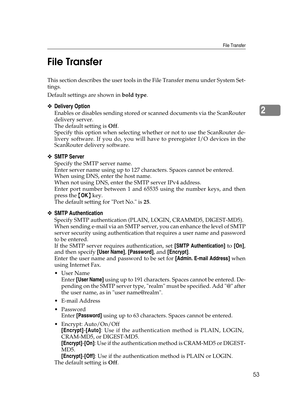 File transfer, 2file transfer | Ricoh Aficio MP 161SPF User Manual | Page 61 / 304