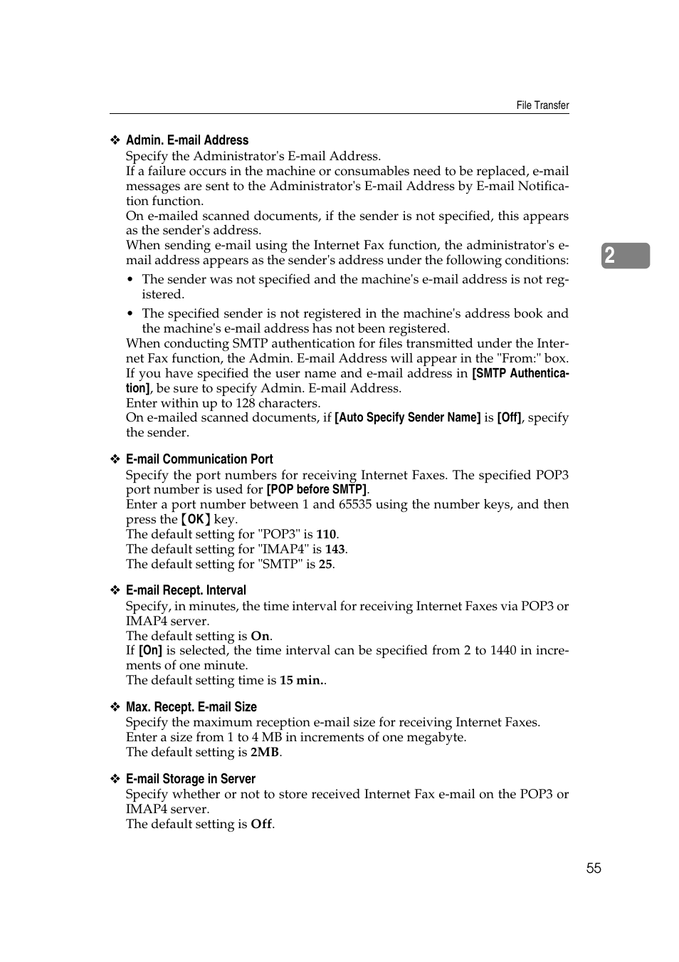 Ricoh Aficio MP 161SPF User Manual | Page 63 / 304