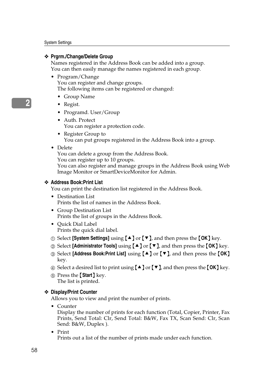 Ricoh Aficio MP 161SPF User Manual | Page 66 / 304