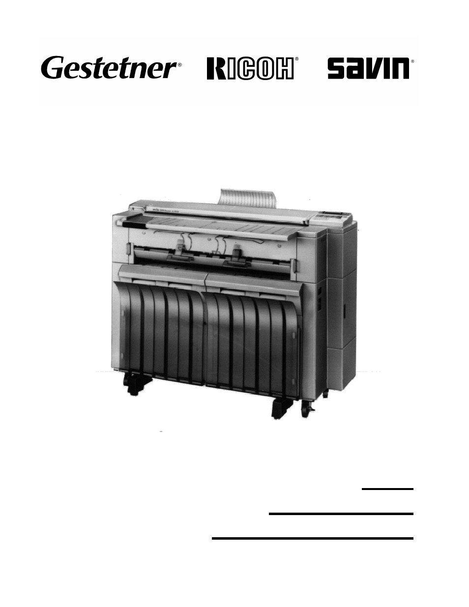 Ricoh SAVIN A741 User Manual | 76 pages