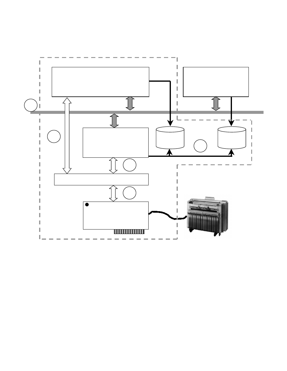3 functional block diagram of a741 repro system, Print server pc | Ricoh SAVIN A741 User Manual | Page 21 / 76